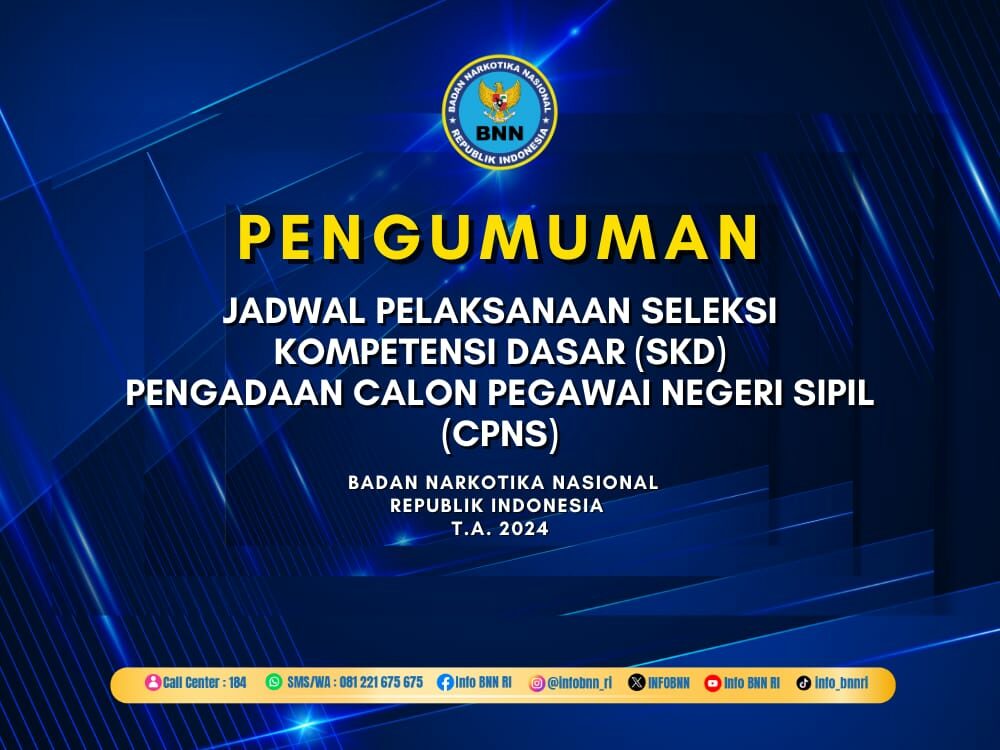 Jadwal Pelaksanaan Seleksi Kompetensi Dasar (SKD) Pengadaan Calon Pegawai Negeri Sipil (CPNS)