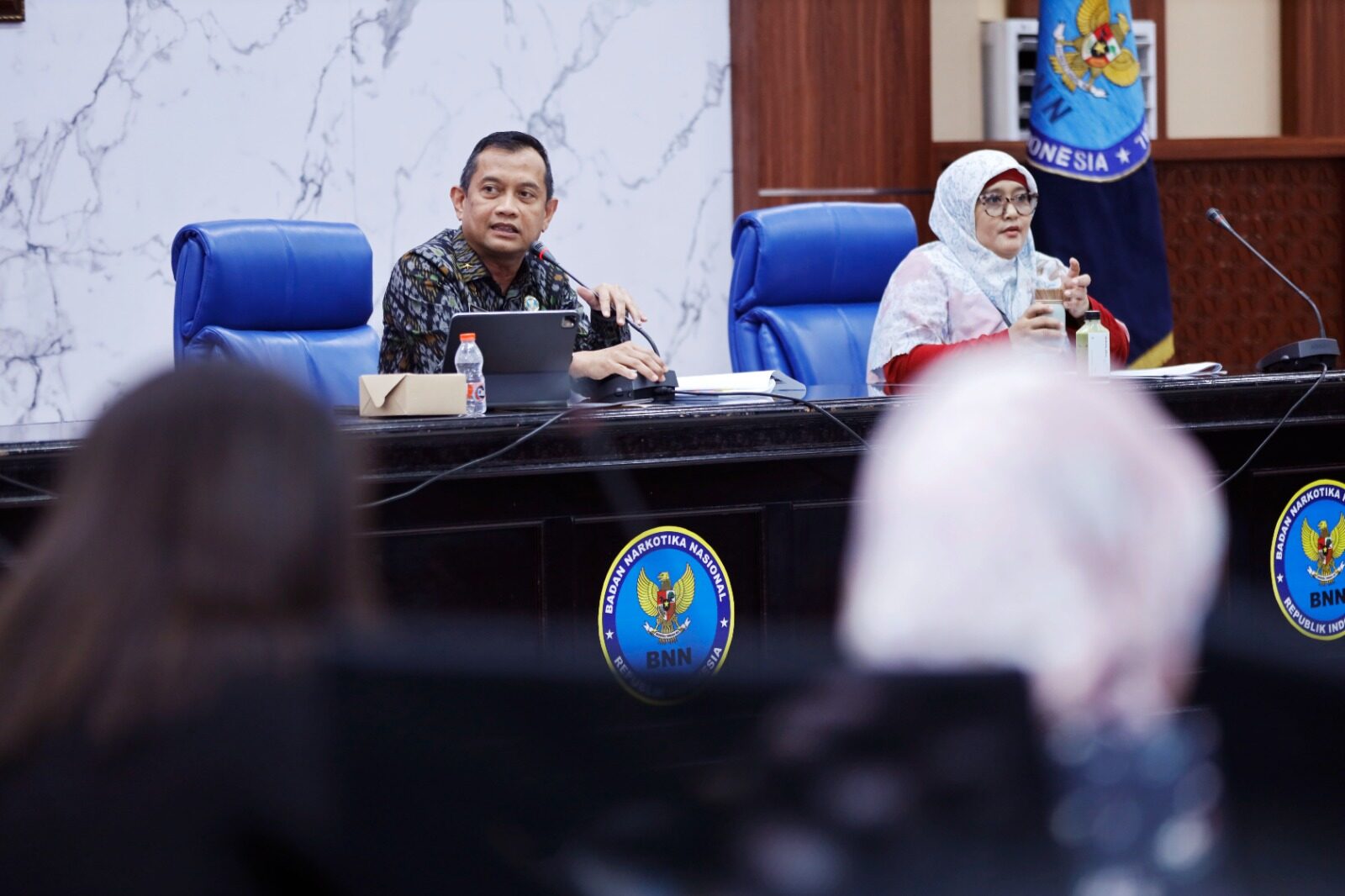 PENTINGNYA VAKSIN INFLUENZA, BNN BERIKAN EDUKASI PERSONEL
