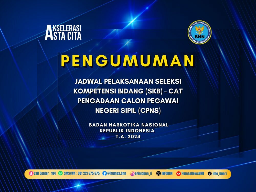 Jadwal Pelaksanaan Seleksi Kompetensi Bidang (SKB) - CAT Pengadaan Calon Pegawai Negeri Sipil (CPNS)