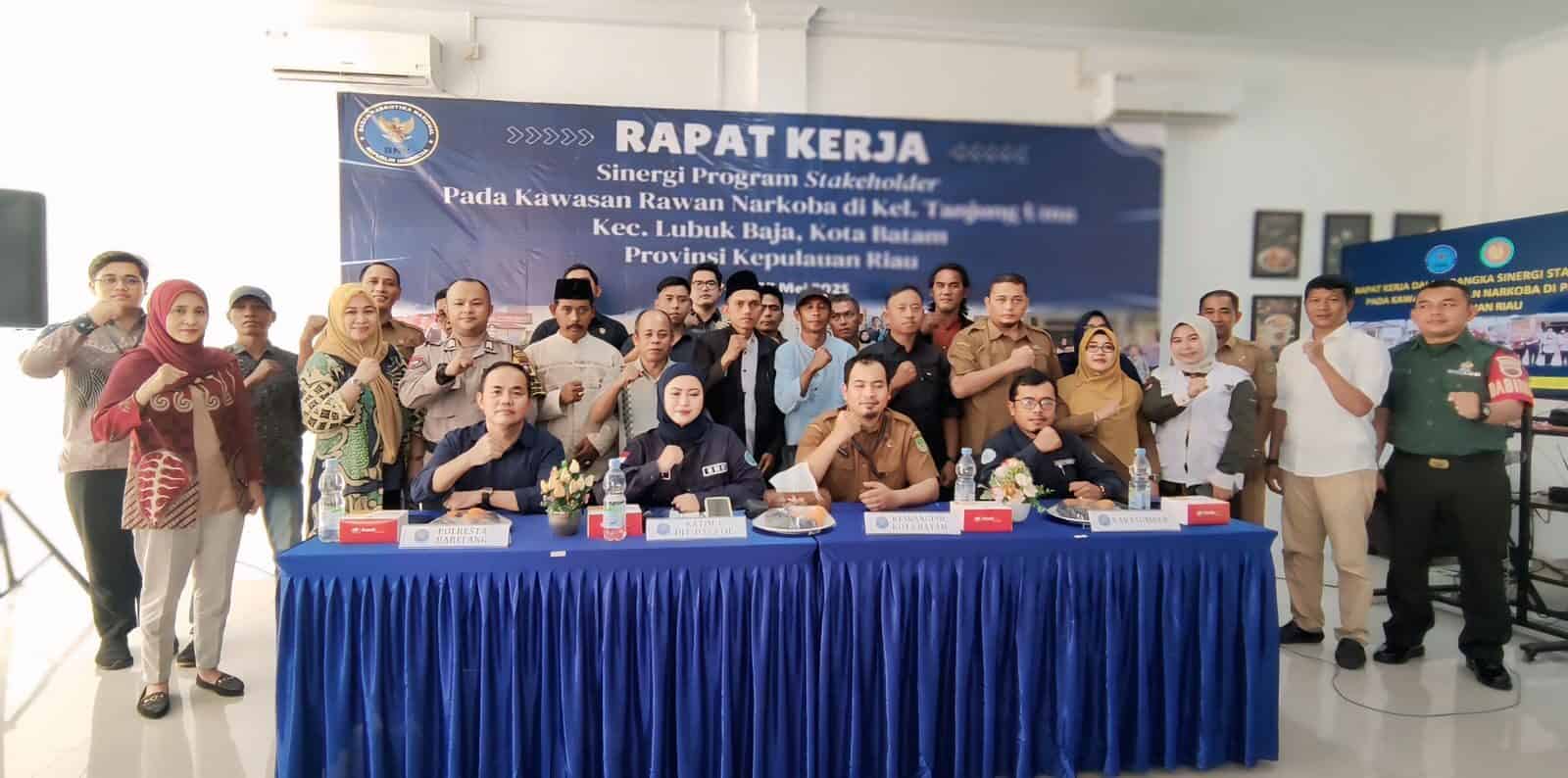 Rapat Kerja dalam Rangka Sinergi Stakeholder pada Kawasan Rawan Narkoba di Provinsi Kepulauan Riau