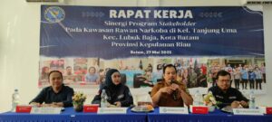 Rapat Kerja dalam Rangka Sinergi Stakeholder pada Kawasan Rawan Narkoba di Provinsi Kepulauan Riau
