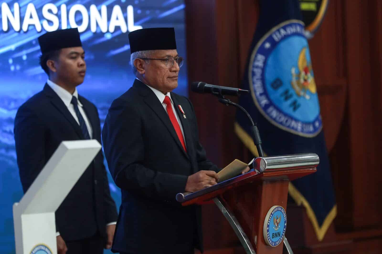 KEPALA BNN RI LANTIK 3 PEJABAT BARU DAN LEPAS 7 PEJABAT PURNA TUGAS