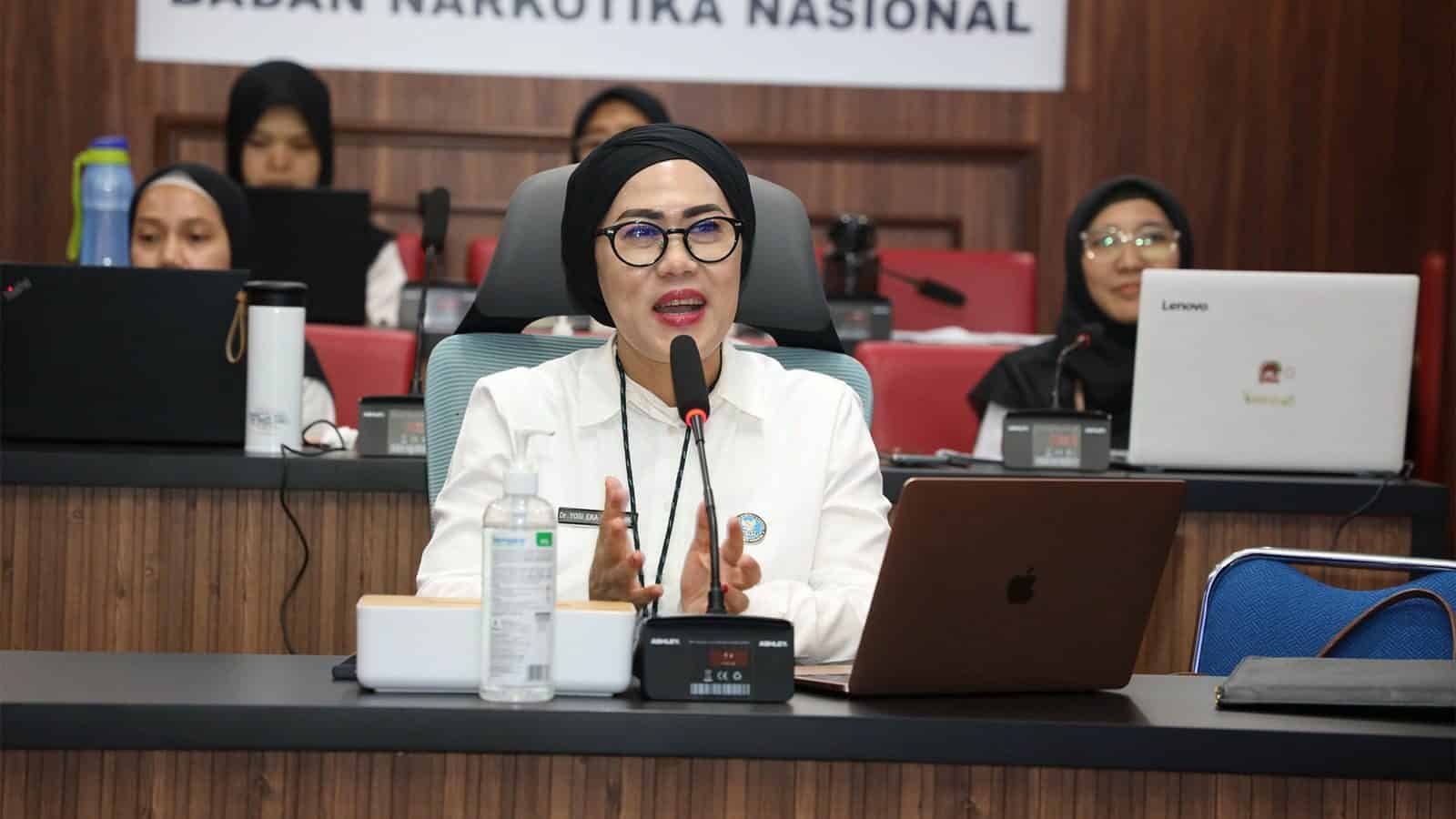 BNN GELAR PEMBEKALAN UJI SERTIFIKASI KONSELOR ADIKSI SECARA DARING