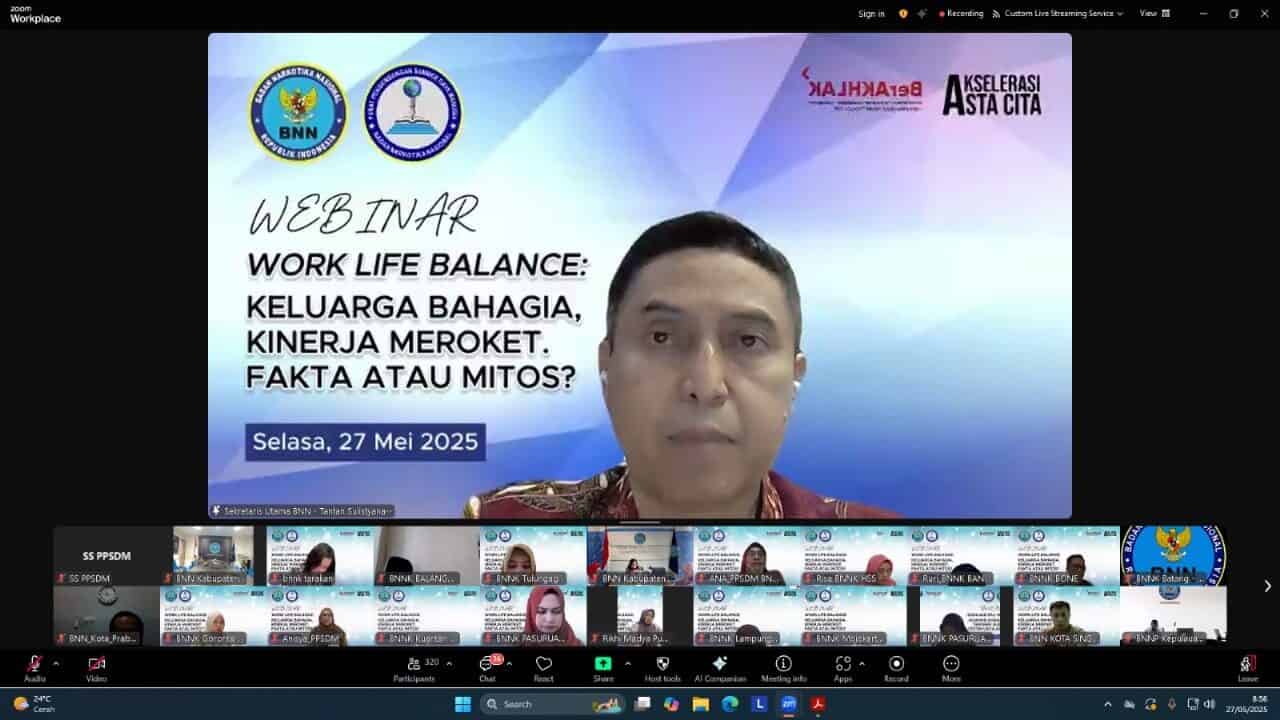 WEBINAR "WORK LIFE BALANCE": KELUARGA BAHAGIA, KINERJA MEROKET