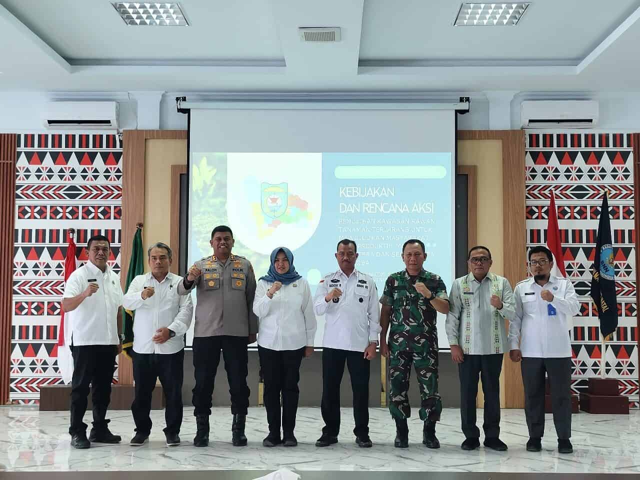 Rapat Kerja Sinergi Program Stakeholder pada kawasan tanaman terlarang di Provinsi Sumatera Utara