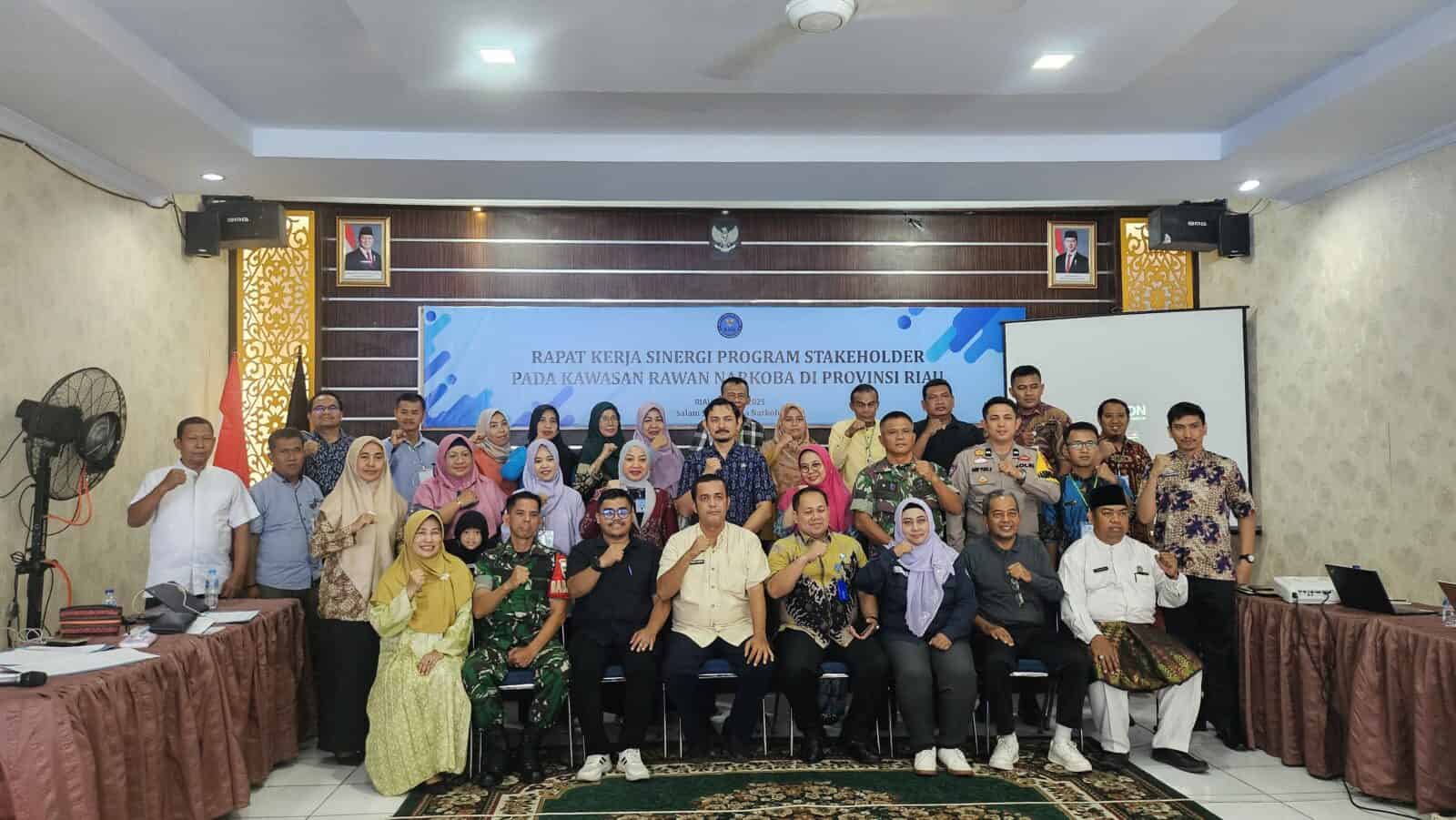 Raker Sinergi Stakeholder pada Kawasan Rawan Narkoba di Provinsi Riau