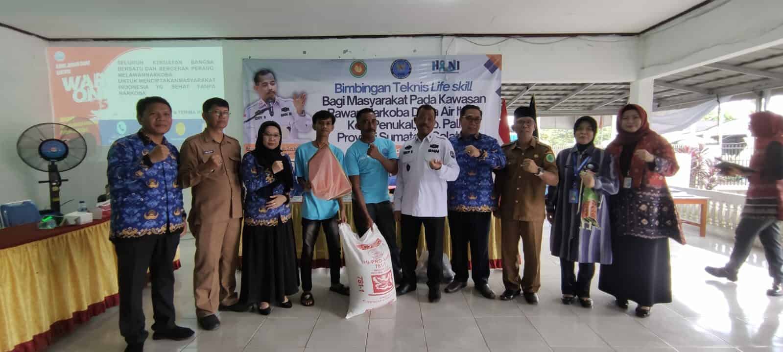 Bimbingan Teknis Life Skill bagi Masyarakat pada Kawasan Rawan Narkoba di Provinsi Sumatera Selatan