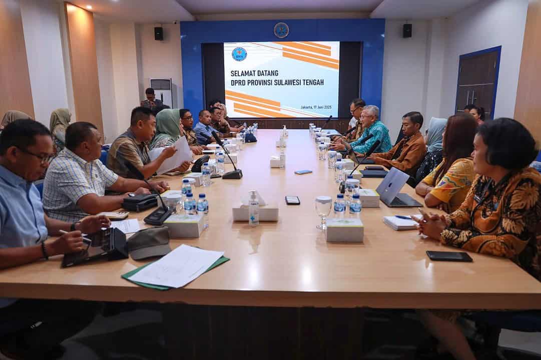 BNN TERIMA KUNJUNGAN DPRD PROVINSI SULAWESI TENGAH DALAM RANGKA PENGKAJIAN RAPERDA P4GN