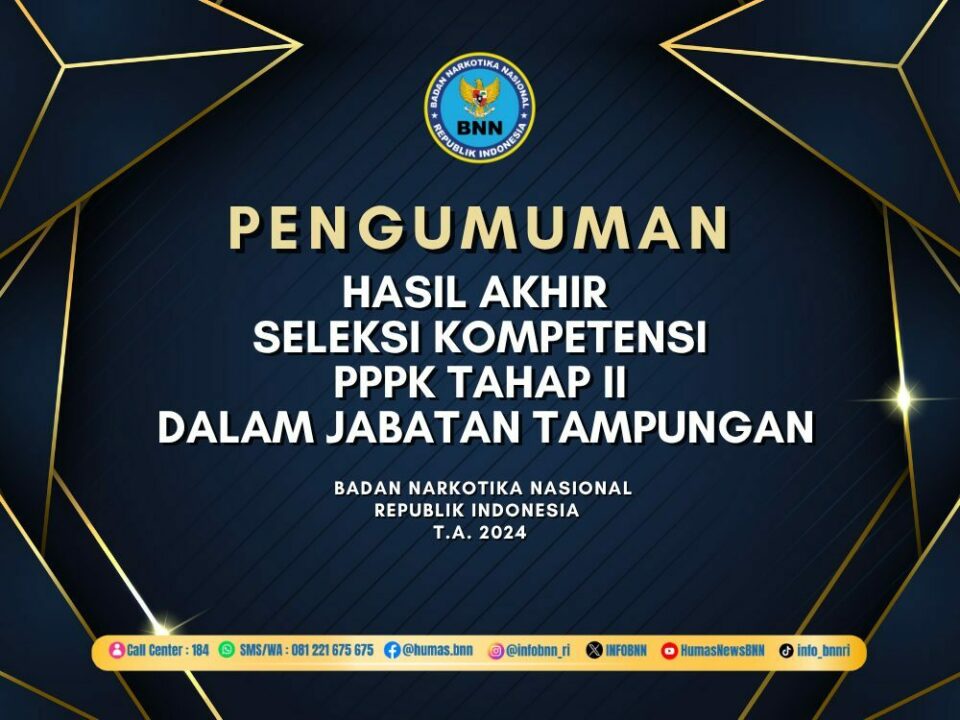 Pengumuman Hasil Akhir Seleksi Kompetensi PPPK Tahap II Dalam Jabatan Tampungan