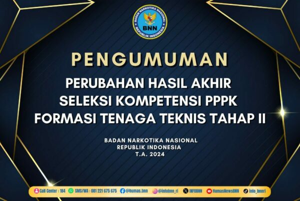 PENGUMUMAN PERUBAHAN HASIL AKHIR SELEKSI KOMPETENSI PPPK FORMASI TENAGA TEKNIS TAHAP II