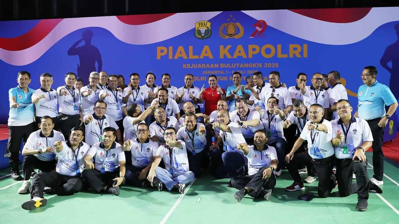 SESTAMA BNN RI HADIRI PEMBUKAAN KEJUARAAN BULUTANGKIS PIALA KAPOLRI 2025