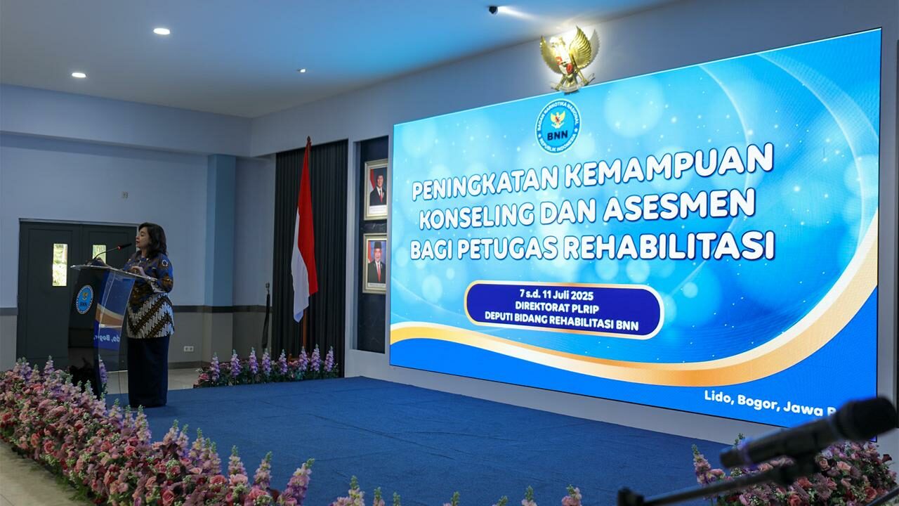 BNN TINGKATKAN KOMPETENSI PETUGAS REHABILITASI MELALUI PELATIHAN KONSELING DAN ASESMEN