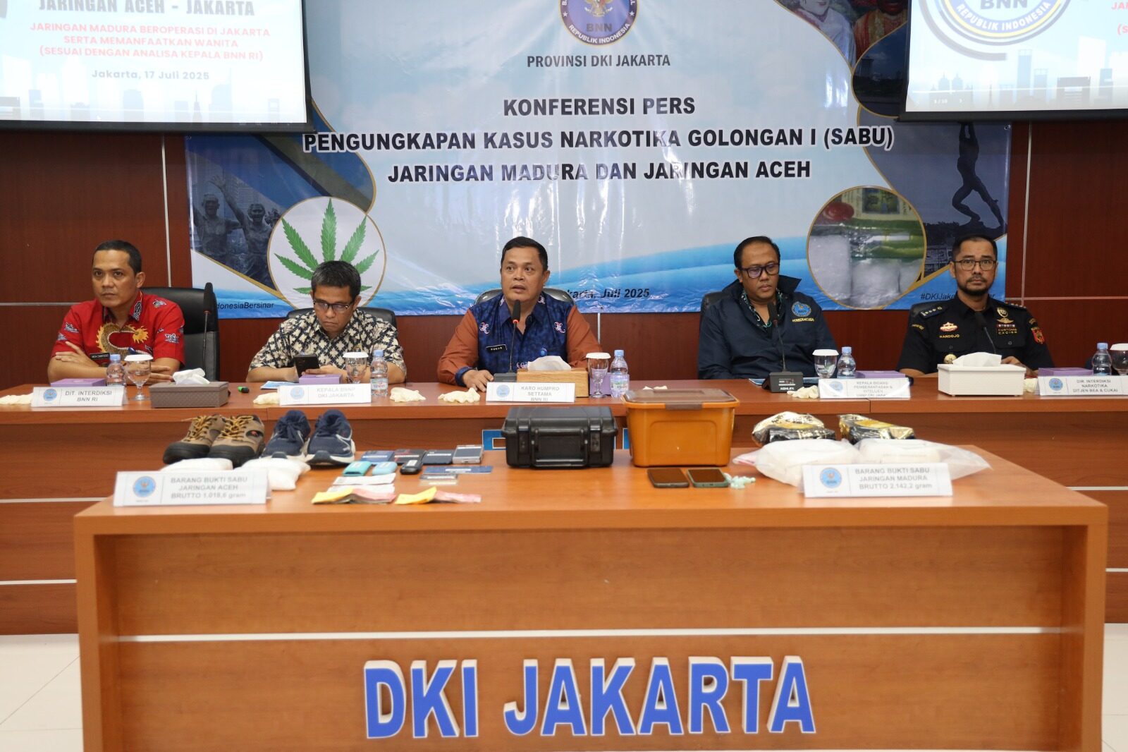 SINERGI BNN PUSAT DAN DAERAH: BNNP DKI JAKARTA SITA 3,1 KG SABU