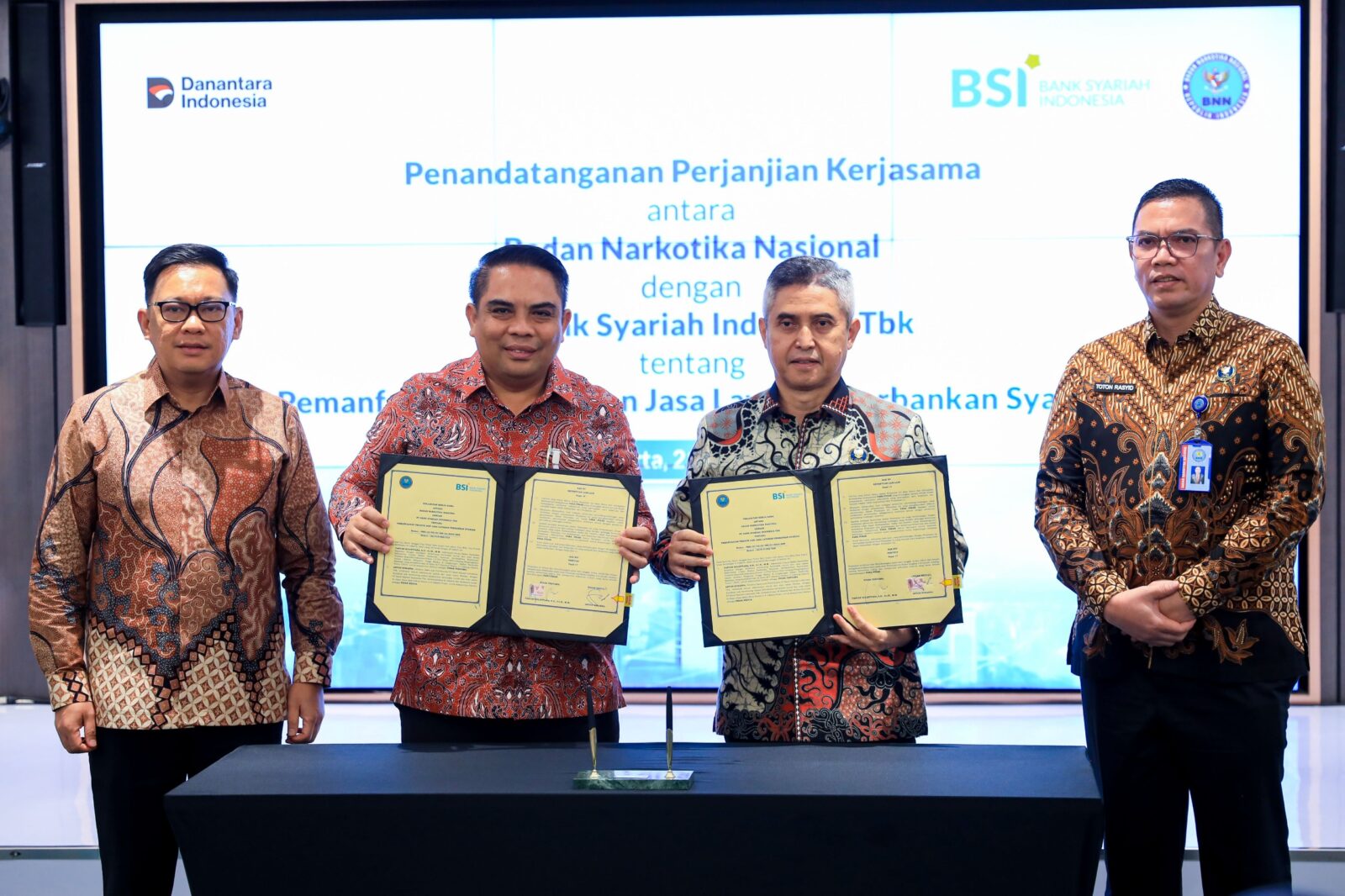 BNN DAN BSI PERKUAT SINERGI DALAM PENANGANAN NARKOTIKA