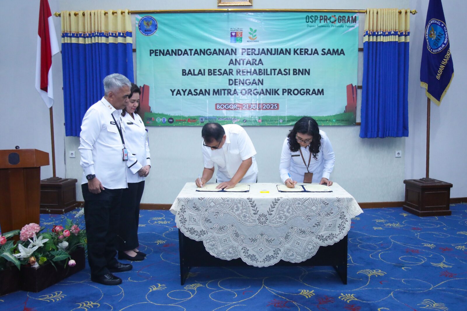 DORONG KEMANDIRIAN PASCAREHABILITASI, BNN JALIN KERJA SAMA DENGAN YAYASAN MITRA ORGANIK PROGRAM