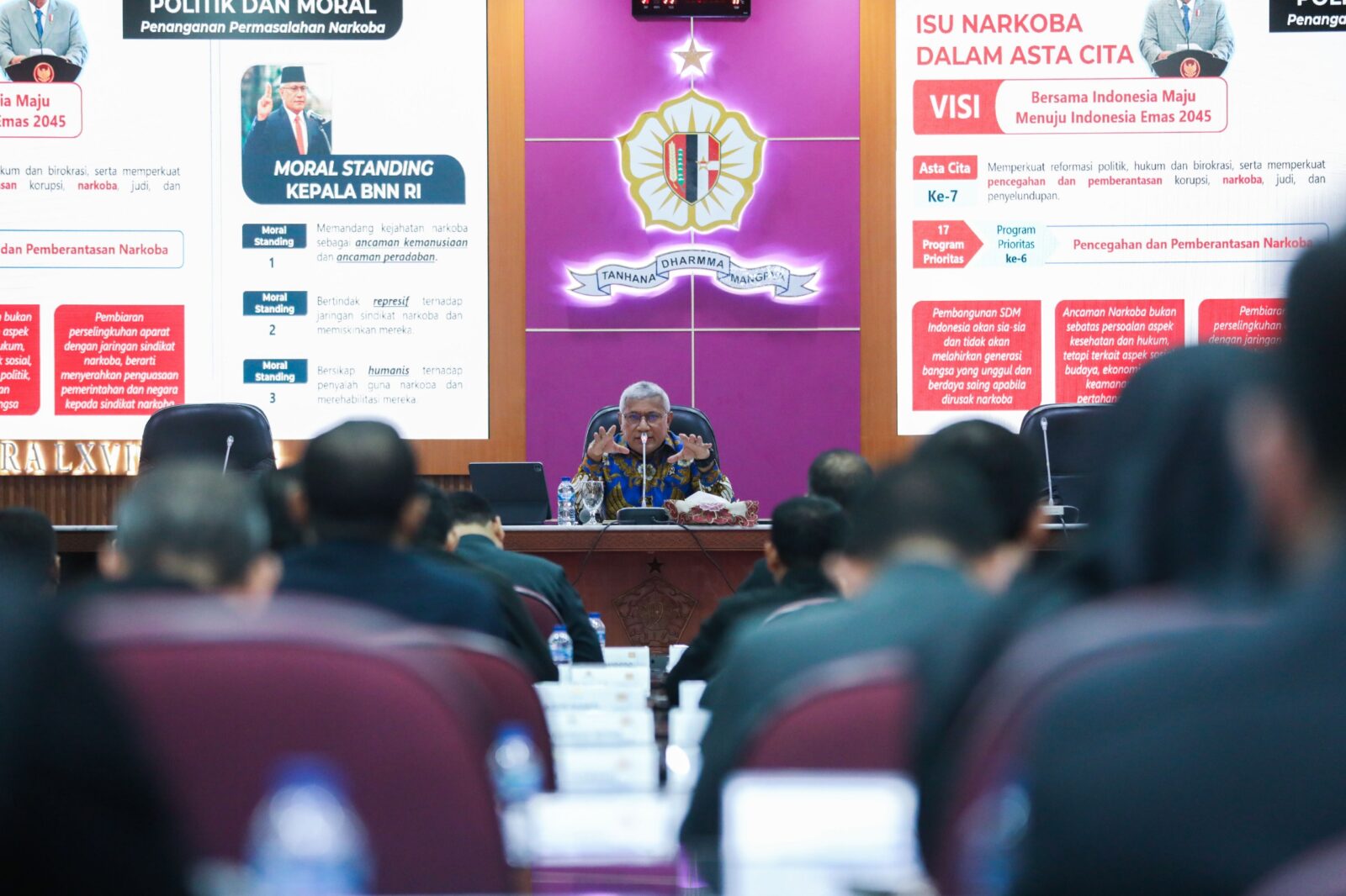 KEPALA BNN RI BEKALI PESERTA P3N LEMHANAS DENGAN STRATEGI PENANGANAN NARKOBA