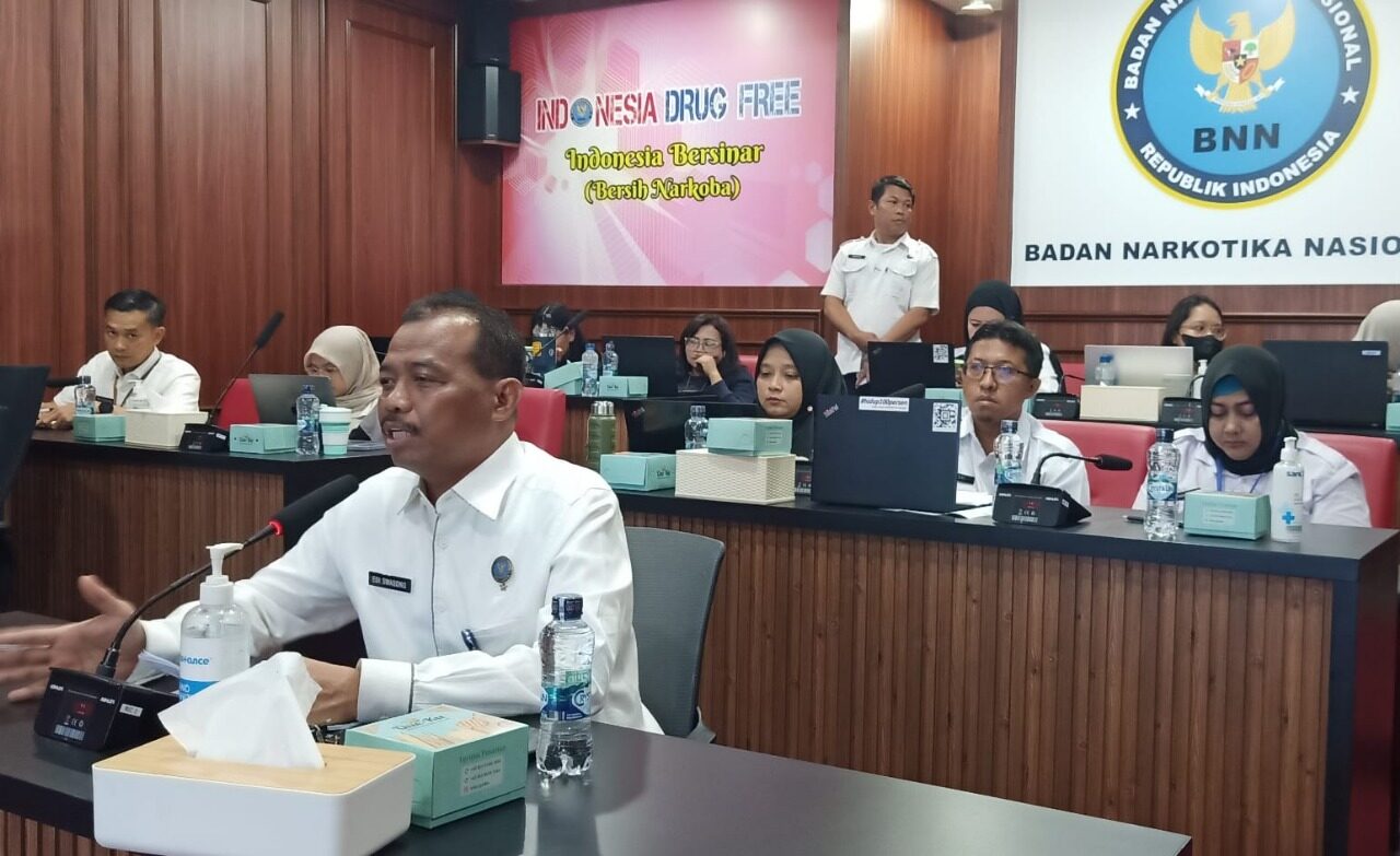 Rapat Penyusunan Draf Kolaborasi Penanganan Kawasan Rawan Narkoba dan Tanaman Terlarang