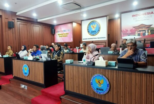 Rapat lanjutan Penyusunan Draf Dokumen Kolaborasi Penanganan Kawasan Rawan Tanaman Terlarang dan Kawasan Rawan Penyalahgunaan serta Peredaran Gelap Narkoba