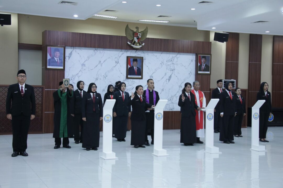65 PEJABAT FUNGSIONAL RESMI DILANTIK, BNN PERKUAT KINERJA ORGANISASI BERBASIS KOMPETENSI