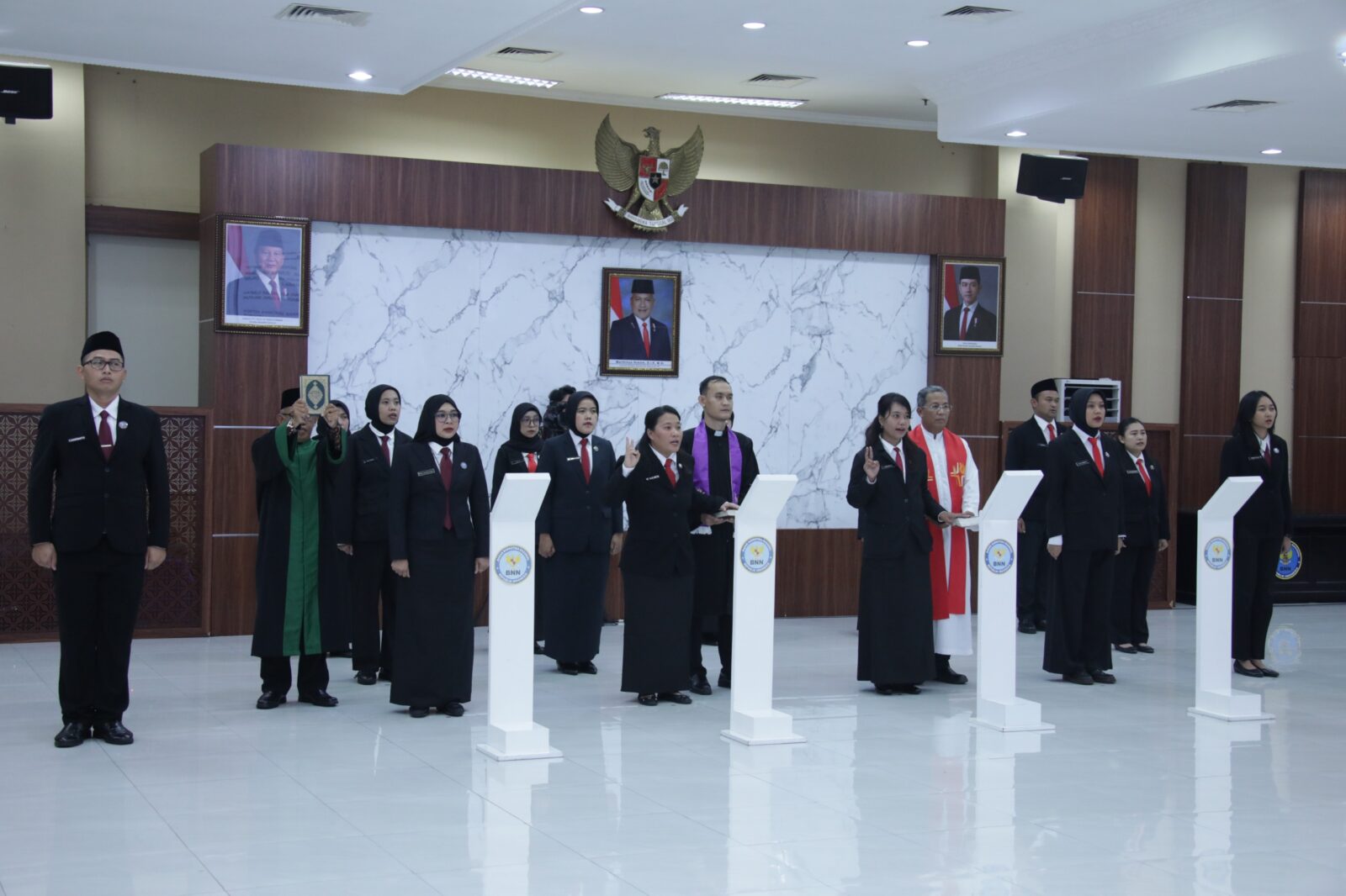 65 PEJABAT FUNGSIONAL RESMI DILANTIK, BNN PERKUAT KINERJA ORGANISASI BERBASIS KOMPETENSI