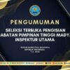 PENGUMUMAN SELEKSI TERBUKA PENGISIAN JABATAN PIMPINAN TINGGI MADYA INSPEKTUR UTAMA BNN T.A. 2025