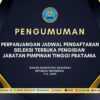PERPANJANGAN JADWAL PENDAFTARAN SELEKSI TERBUKA PENGISIAN JABATAN PIMPINAN TINGGI PRATAMA BNN T.A. 2025