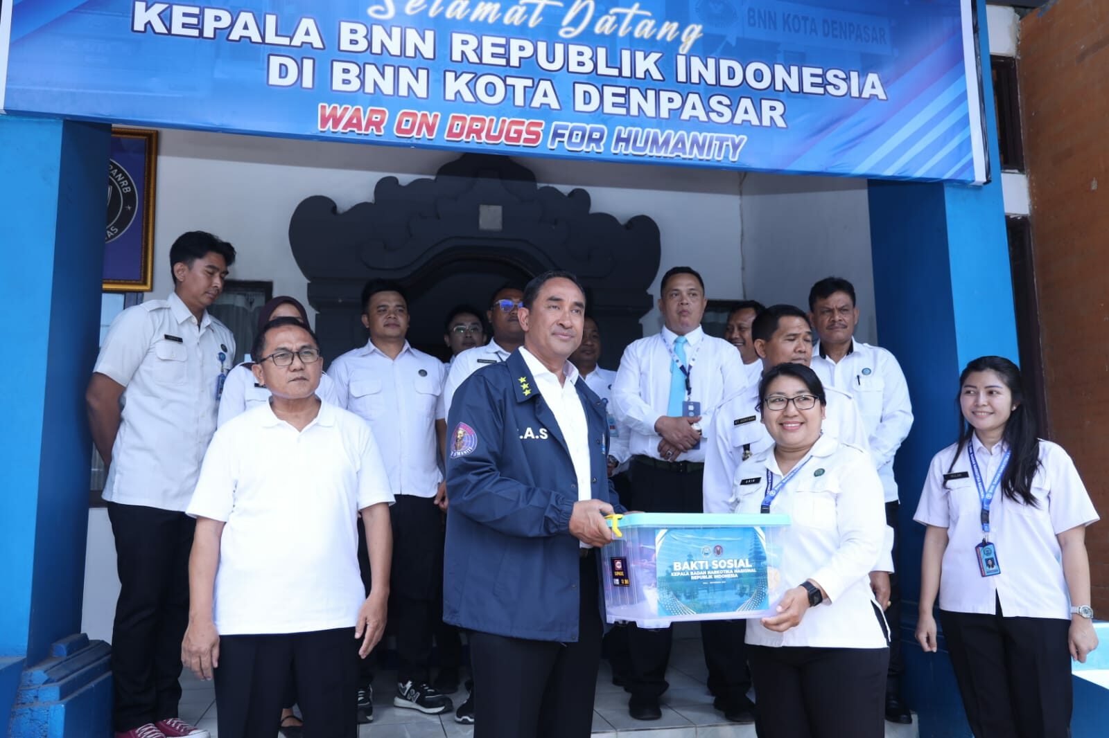 KUNJUNGI BALI, KEPALA BNN RI TINJAU LANGSUNG KANTOR BNN KOTA DENPASAR