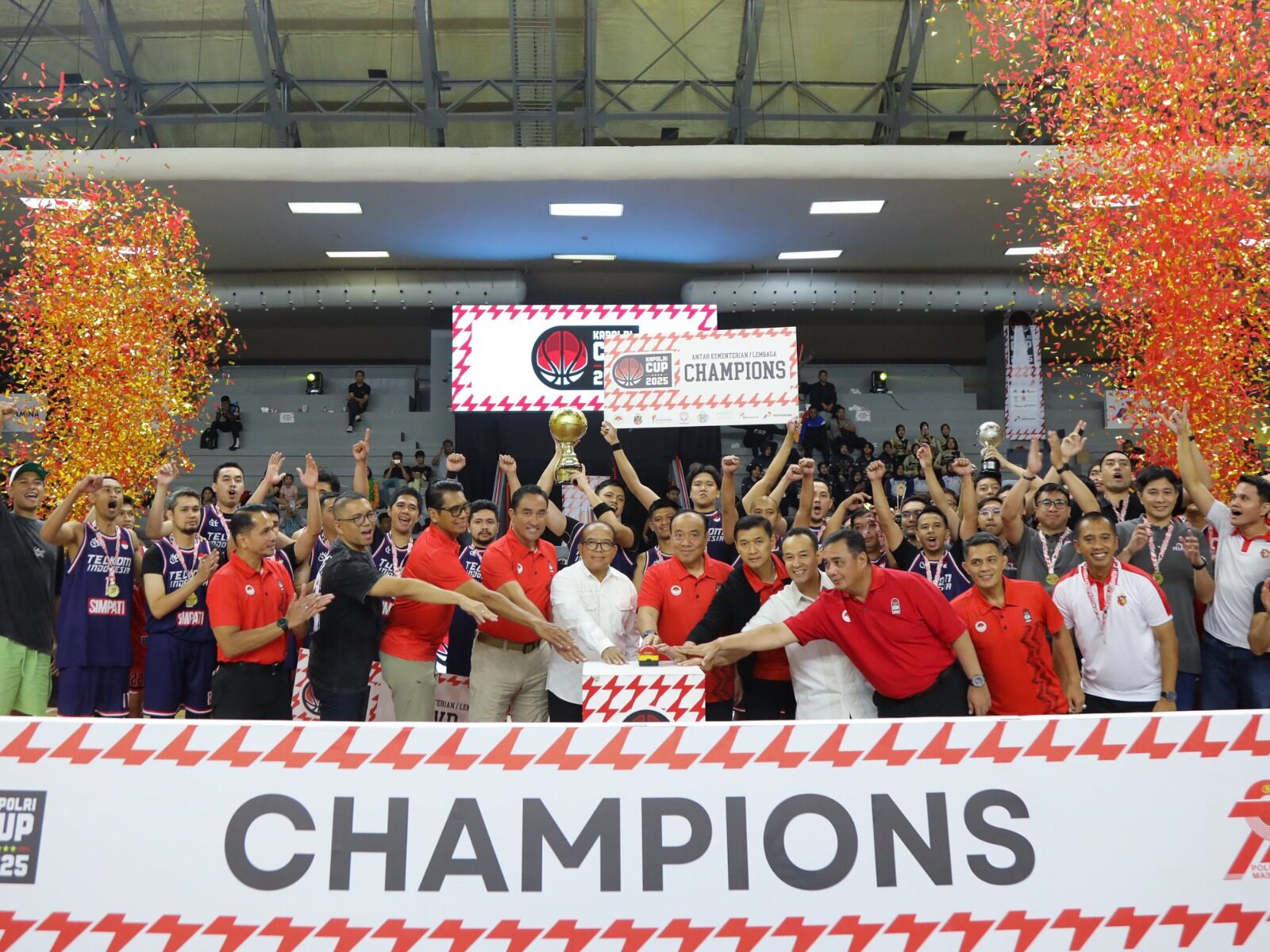 KEPALA BNN RI HADIRI FINAL TURNAMEN BASKET KAPOLRI CUP 2025