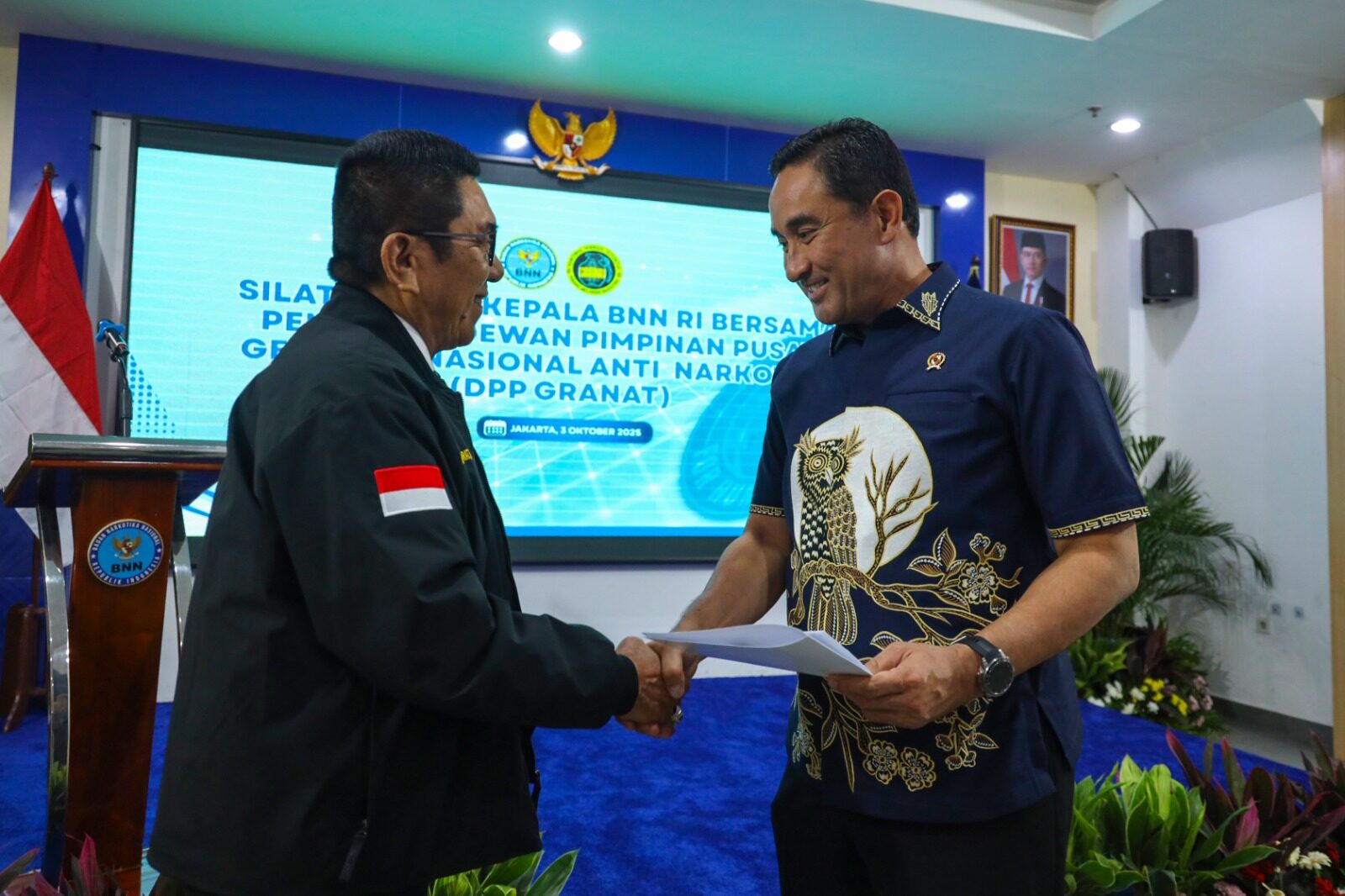 BNN DAN DPP GRANAT PERKUAT SINERGI DALAM PENANGANAN NARKOBA