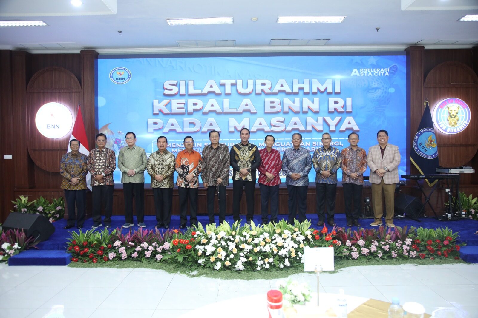 SILATURAHMI KEPALA BNN RI DARI MASA KE MASA, TEGUHKAN KOMITMEN BERKELANJUTAN DALAM PERANG MELAWAN NARKOBA