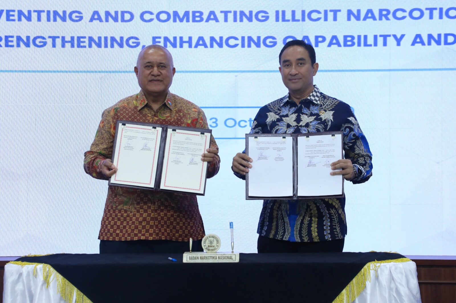 INDONESIA DAN FIJI BANGUN SINERGI PEMBERANTASAN NARKOTIKA DI KAWASAN MELANESIA