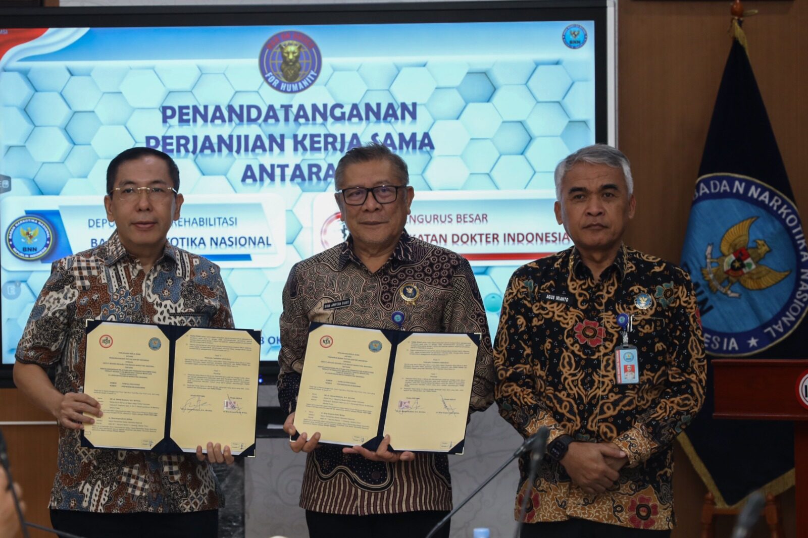 PKS BNN–IDI: TINGKATKAN STANDARDISASI REHABILITASI MEDIS