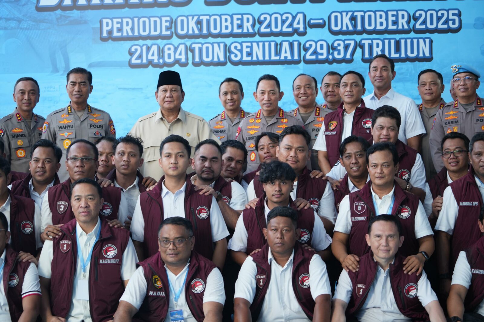 SATU KORPS MERAH PUTIH, KEPALA BNN RI HADIRI PEMUSNAHAN BARANG BUKTI NARKOBA BERSAMA PRESIDEN RI