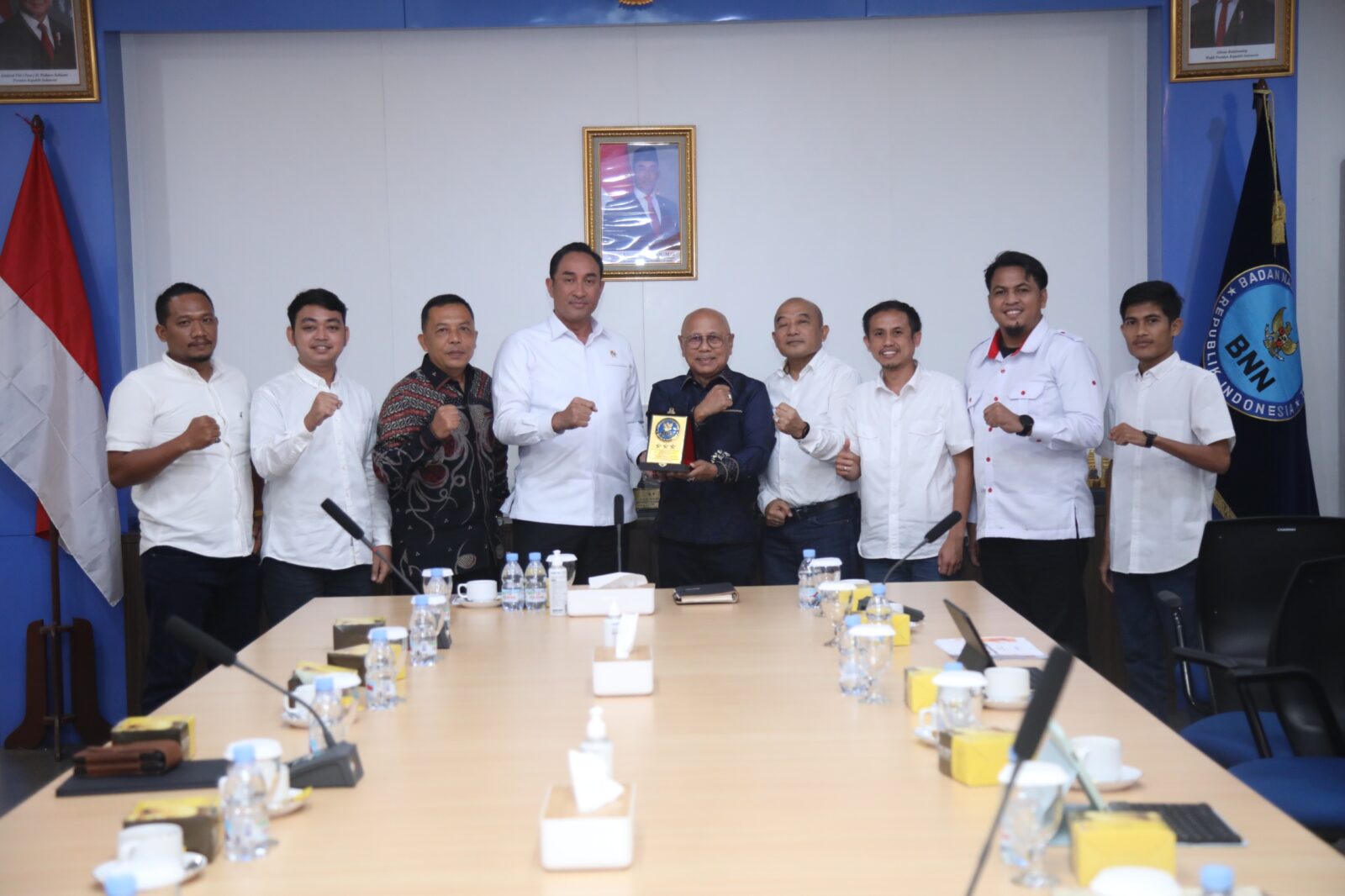 PERKUAT PEMUDA BERSINAR, KEPALA BNN RI TERIMA AUDIENSI PEMUDA PATRIOT NUSANTARA