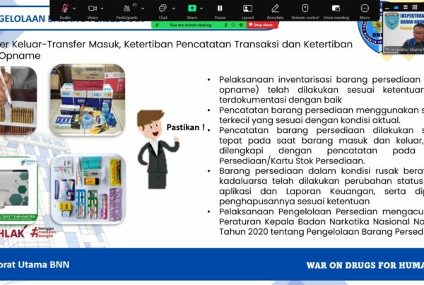 Inspektorat Utama BNN Laksanakan Rapat Persiapan Pemeriksaan Interim BPK RI atas Laporan Keuangan BNN Tahun 2025