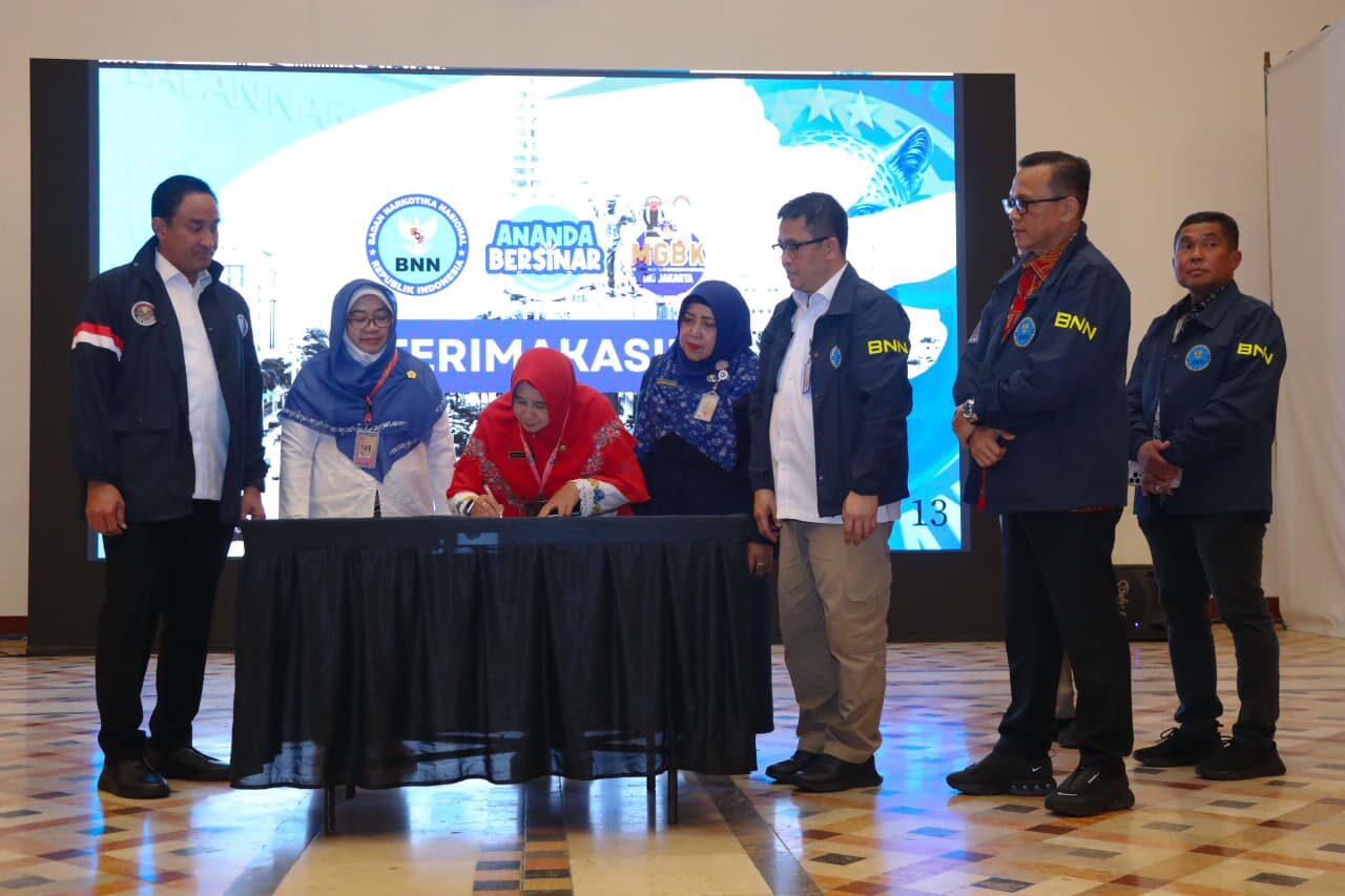 BNNP DKI JAKARTA DAN MGBK SMA SEPAKATI KERJA SAMA P4GN DI LINGKUNGAN SEKOLAH