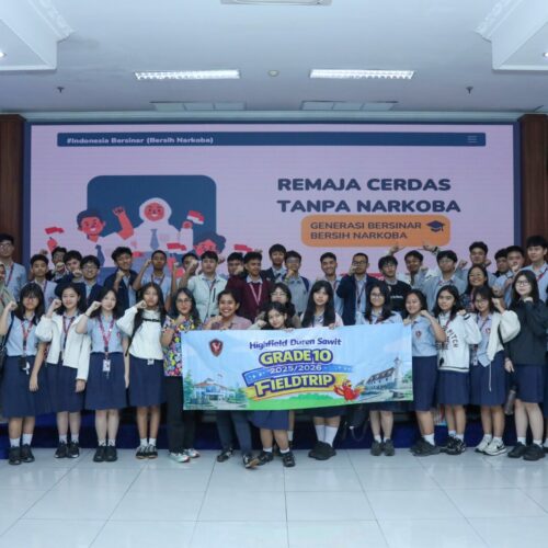 GENCARKAN PROGRAM ANANDA BERSINAR, BNN FASILITASI KUNJUNGAN EDUKATIF HIGHFIELD SECONDARY SCHOOL