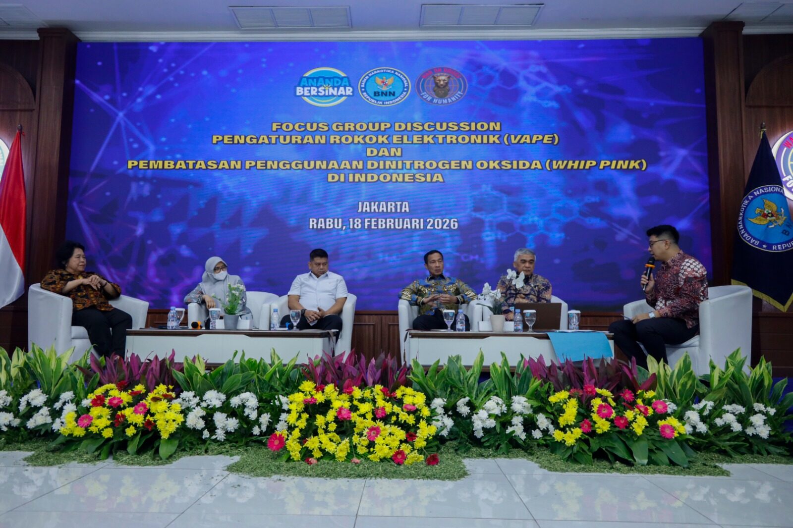 FGD BNN RUMUSKAN REKOMENDASI PENGUATAN REGULASI VAPE DAN PEMBATASAN PENGGUNAAN DINITROGEN OKSIDA SEBAGAI UPAYA PERLINDUNGAN GENERASI