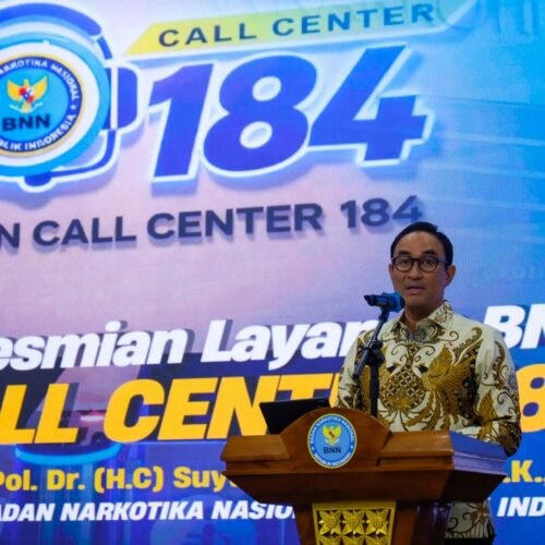RESMI DILUNCURKAN, LAYANAN BNN CALL CENTER 184 SIAP TERIMA LAPORAN DAN PENGADUAN
