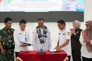 Sosialisasi Strategi Kolaborasi Kawasan Rawan Peredaran Gelap dan Penyalahgunaan Narkoba di Kabupaten Sidenreng Rappang dan Kota Makassar, Provinsi Sulawesi Selatan