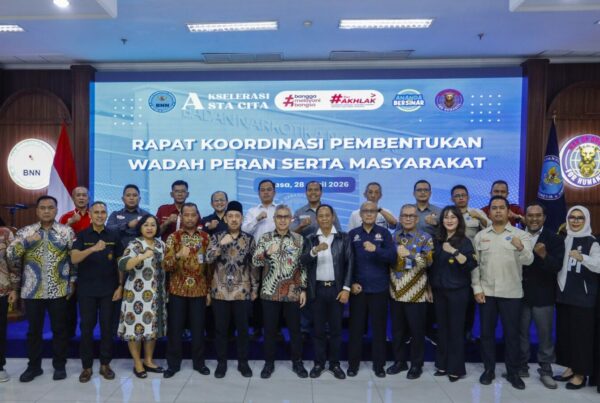 BENTUK WADAH PERAN SERTA MASYARAKAT, BNN PERKUAT SINERGI NASIONAL LAWAN NARKOTIKA