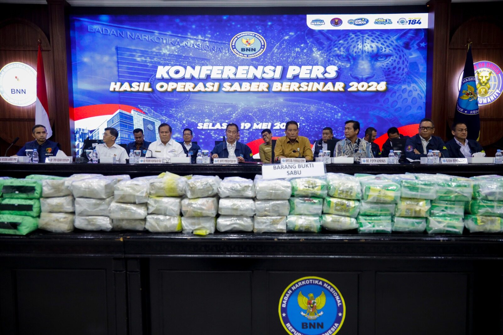 OPERASI SABER BERSINAR 2026 : BNN UNGKAP SEJUMLAH KASUS NARKOTIKA DI BERBAGAI WILAYAH INDONESIA