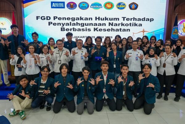 Kunjungi BNN RI, BMCC FH Universitas Brawijaya Pelajari Dinamika Penegakan Hukum dan Rehabilitasi Narkotika