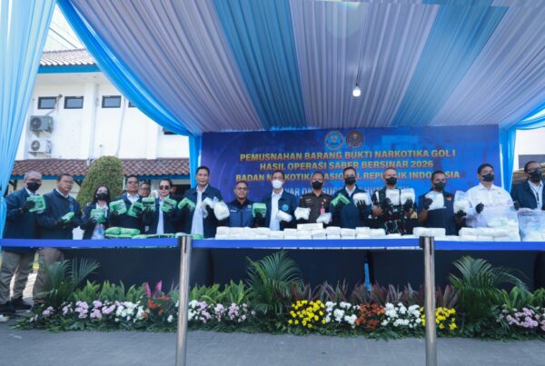 MUSNAHKAN 132 KILOGRAM SABU, BNN BUKTIKAN KESERIUSAN PERANG MELAWAN NARKOTIKA