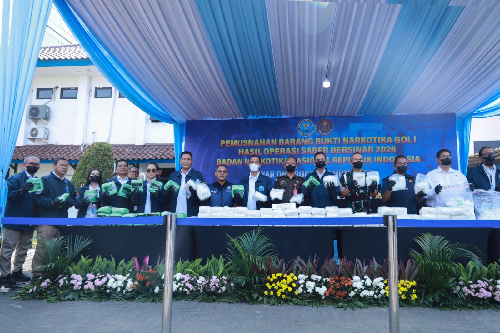 MUSNAHKAN 132 KILOGRAM SABU, BNN BUKTIKAN KESERIUSAN PERANG MELAWAN NARKOTIKA