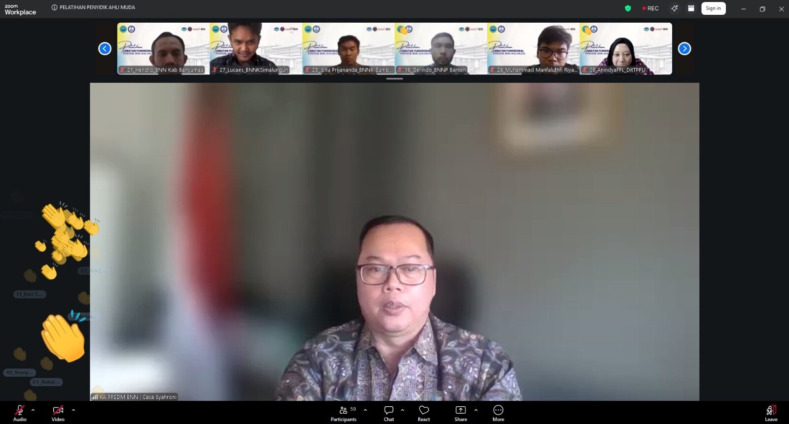 BNN CETAK PENYIDIK PROFESIONAL MELALUI PELATIHAN JABATAN FUNGSIONAL PENYIDIK AHLI MUDA