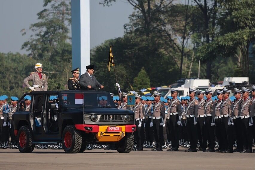 KEPALA BNN RI HADIRI PERINGATAN HARI BHAYANGKARA KE-80 BERSAMA PRESIDEN