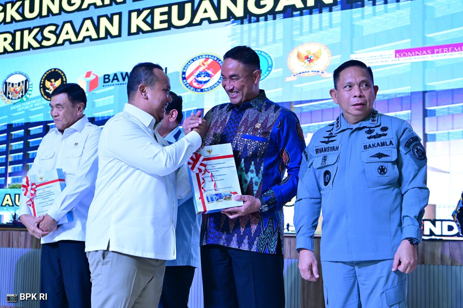 KEPALA BNN RI HADIRI PENYERAHAN LHP BPK, 11 KEMENTERIAN/LEMBAGA RAIH OPINI WTP