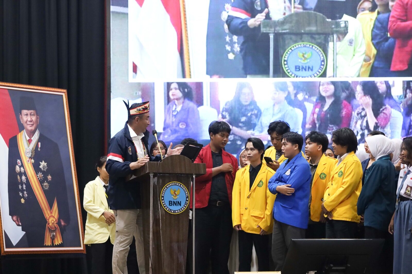 KEPALA BNN RI BERI KULIAH UMUM DI AULA JAYANG TINGANG, PERKUAT KOMITMEN GENERASI MUDA PERANGI NARKOBA