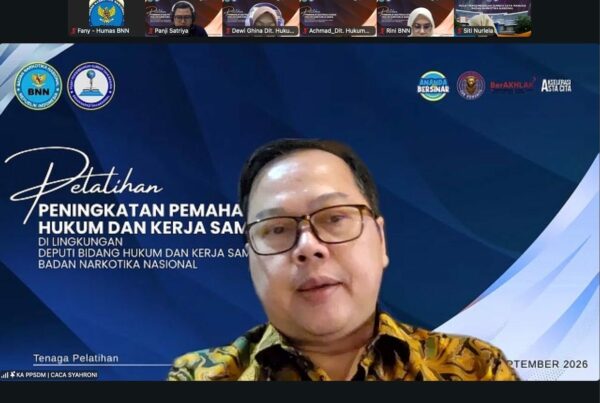 PELATIHAN USAI, BNN DORONG PENINGKATAN KOMPETENSI BERDAMPAK PADA KINERJA